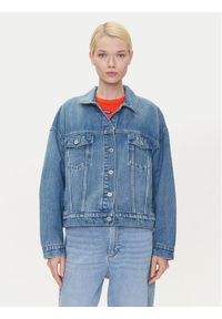 Hugo - HUGO Kurtka jeansowa Lou 50541559 Niebieski Regular Fit. Kolor: niebieski. Materiał: bawełna