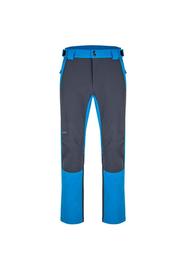 ZULUPACK - Męskie Spodnie Softshell Laep Lupic M - Wodoodporne i Elastyczne. Kolor: szary. Materiał: softshell. Sport: turystyka piesza