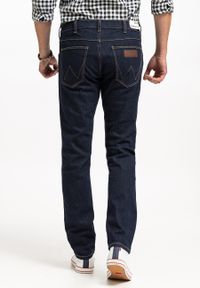 Wrangler - WRANGLER GREENSBORO MĘSKIE SPODNIE JEANSOWE JEANSY DŻINSY RINSE BLUE W15QSQX36 112142833