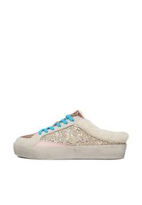 Eva Minge Klapki NARI-25/502 Złoty. Kolor: złoty. Materiał: syntetyk #4