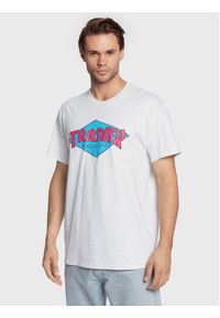 Thrasher T-Shirt Trasher Szary Regular Fit. Kolor: szary. Materiał: bawełna