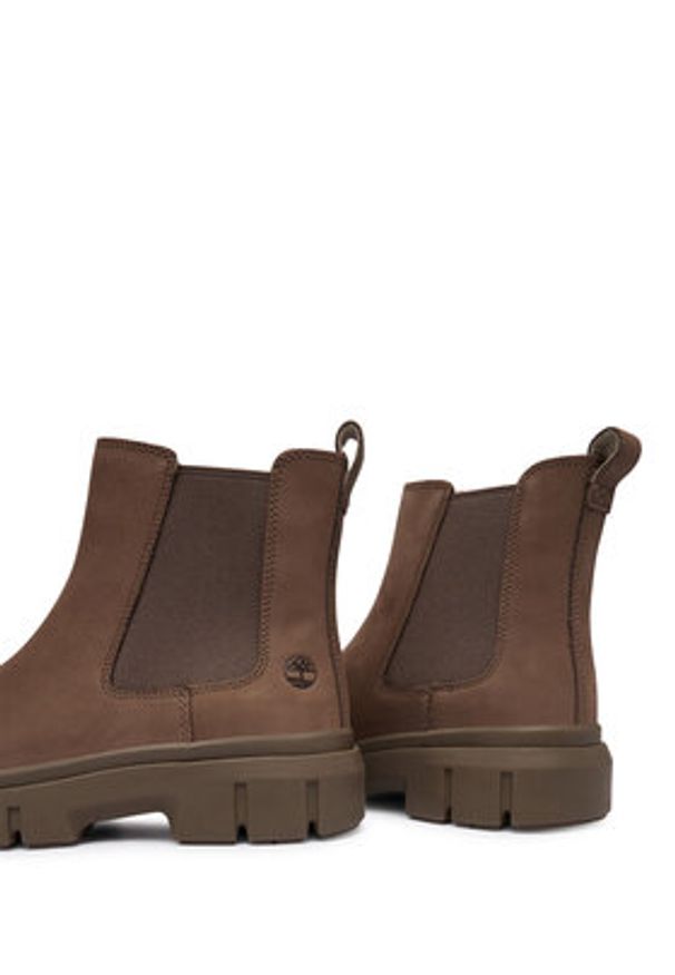 Timberland Sztyblety Greyfield TB0A2FK2EM51 Brązowy. Kolor: brązowy. Materiał: nubuk, skóra
