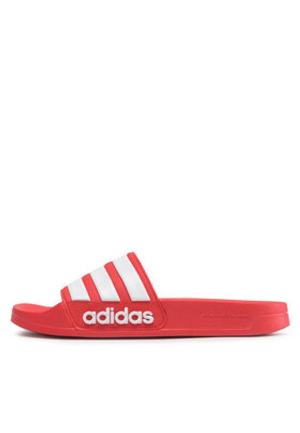 Adidas - adidas Klapki adilette Shower GZ5923 Czerwony. Kolor: czerwony