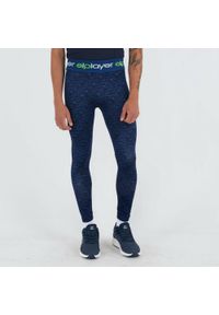ELPLAYER - Techniczne legginsy treningowe NAMER. Kolor: niebieski. Materiał: poliester. Sport: fitness #1
