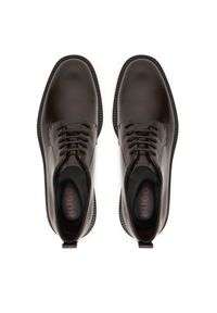 Hugo - HUGO Półbuty Lysander 50548654 Brązowy. Kolor: brązowy. Materiał: skóra #4