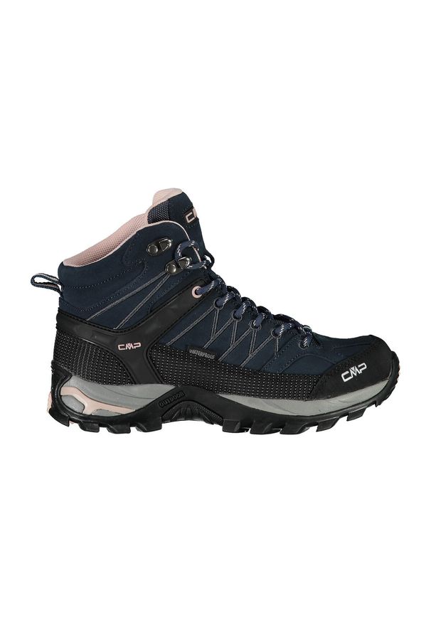 Damskie buty trekkingowe CMP Rigel Waterproof. Kolor: różowy. Materiał: zamsz, materiał. Szerokość cholewki: normalna