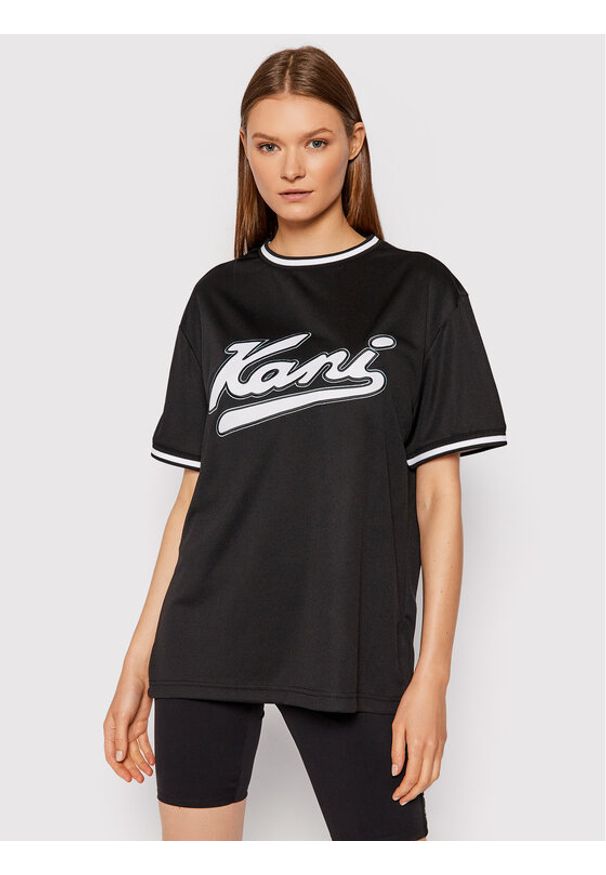 T-Shirt Karl Kani. Kolor: czarny. Materiał: mesh