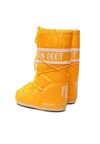 Moon Boot Śniegowce Icon Nylon 14004400 S Żółty. Kolor: żółty. Materiał: materiał #5