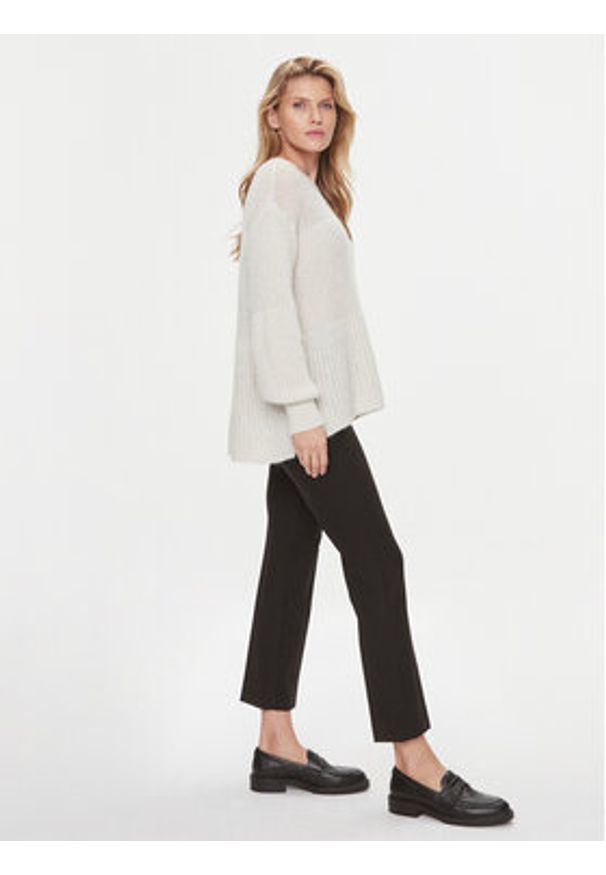 BOSS - Boss Sweter Fuoline 50493836 Écru Regular Fit. Materiał: syntetyk