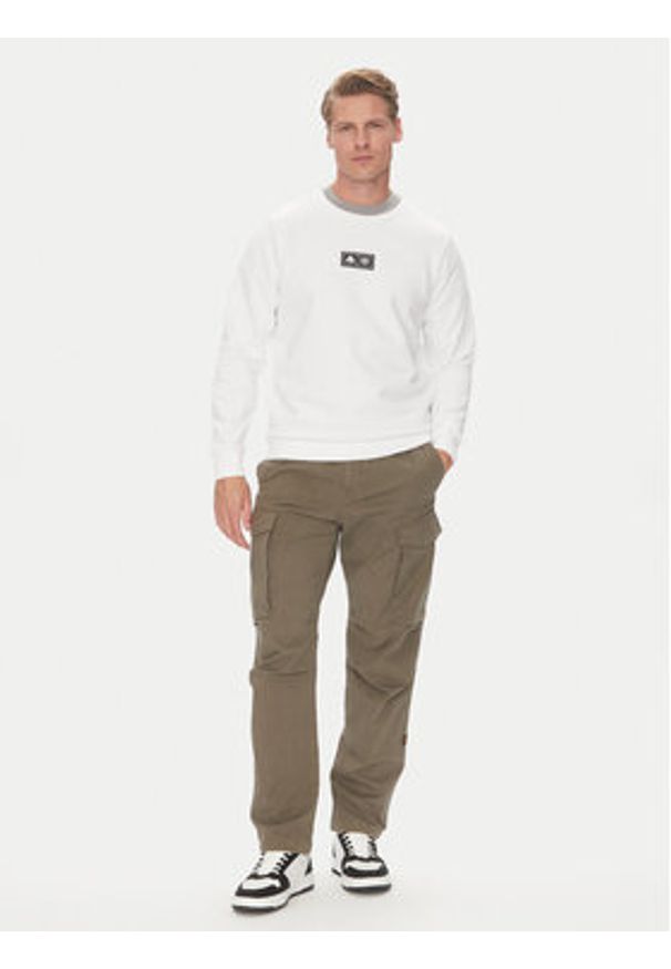 Kappa Bluza Authentic Nymphe 321Y1MW Biały Comfort Fit. Kolor: biały. Materiał: bawełna