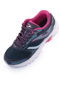 Joma Vitaly JR 2233 Buty Dziecięce Navy-Fuchsia. Kolor: różowy, niebieski, wielokolorowy. Materiał: syntetyk, materiał. Sport: bieganie