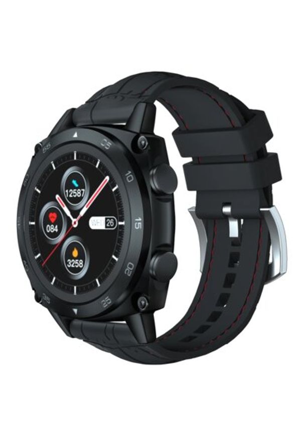 Cubot - Smartwatch CUBOT C3 Czarny. Rodzaj zegarka: smartwatch. Kolor: czarny. Materiał: koronka. Styl: elegancki, sportowy, casual