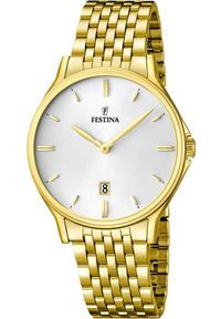 Zegarek Festina Zegarek męski Festina F16746-1 złoty. Kolor: złoty #1