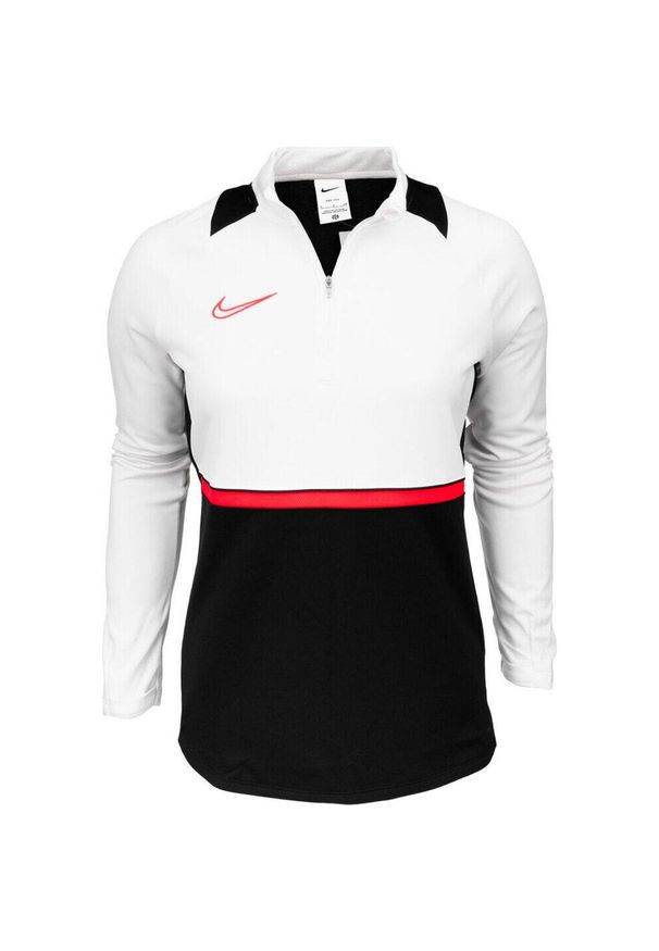 Bluza sportowa damska Nike NK Df Academy 21 Drill Top. Kolor: biały