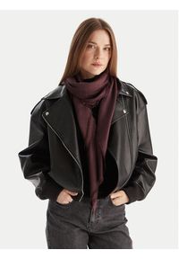Calvin Klein Szal Emblem Aop Tonal LV04D8063G Bordowy. Kolor: czerwony. Materiał: materiał #3