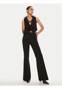 ROTATE Spodnie materiałowe 113592 Czarny Regular Fit. Kolor: czarny. Materiał: syntetyk #5