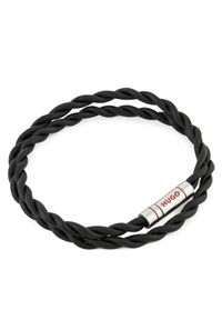 Hugo - Bransoletka HUGO. Kolor: czarny #1