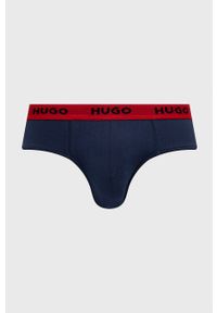 Hugo - HUGO slipy (3-pack) męskie 50469783. Kolor: niebieski #5