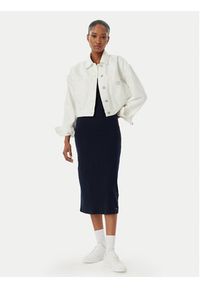 TOMMY HILFIGER - Tommy Hilfiger Sukienka codzienna WW0WW48740 Granatowy Slim Fit. Okazja: na co dzień. Kolor: niebieski. Materiał: bawełna. Typ sukienki: proste. Styl: casual #5