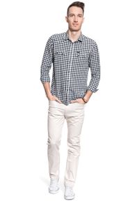 Lee - LEE RIDER MĘSKIE SPODNIE JEANSOWE WHITE SAND L701LB15 112117560 #4