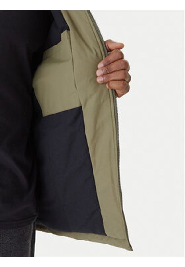 Quiksilver Kurtka przejściowa June Battle EQYJK04172 Zielony Regular Fit. Kolor: zielony. Materiał: syntetyk