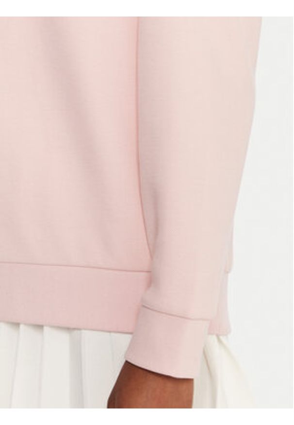 Lacoste Bluza SF5245 Różowy Relaxed Fit. Kolor: różowy. Materiał: syntetyk, bawełna