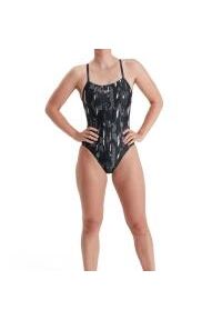 Strój pływacki jednoczęściowy damski Speedo Allover Rippleback. Kolor: czarny