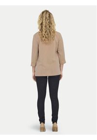 only - ONLY Marynarka Marsa 15308084 Beżowy Loose Fit. Kolor: beżowy. Materiał: wiskoza, syntetyk