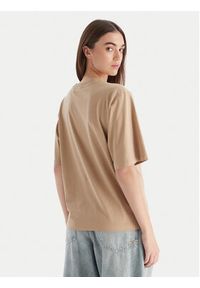 BOSS T-Shirt C_Enis 50523256 Beżowy Oversize. Kolor: beżowy. Materiał: bawełna #4