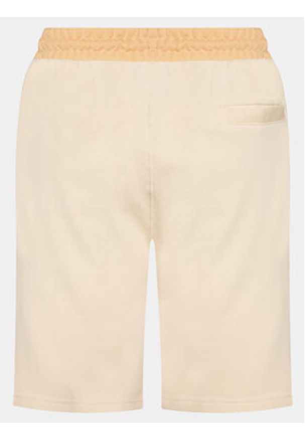 Richmond X Szorty sportowe Abram UMP24063BE Beżowy Regular Fit. Kolor: beżowy. Materiał: bawełna. Styl: sportowy