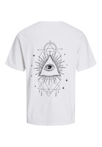 Jack & Jones T-Shirt Jackie 12271366 Biały Relaxed Fit. Kolor: biały. Materiał: bawełna #4