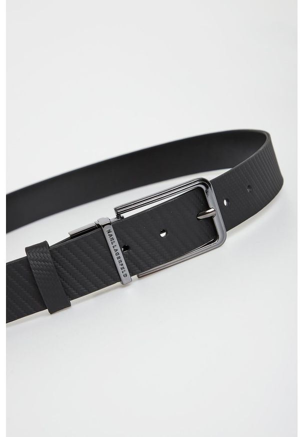 Karl Lagerfeld - Pasek męski skórzany KARL LAGERFELD.. Materiał: skóra