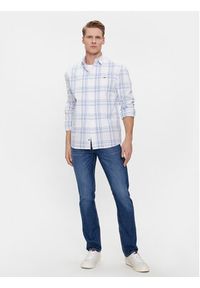 Tommy Jeans Koszula Poplin DM0DM18968 Biały Regular Fit. Kolor: biały. Materiał: bawełna