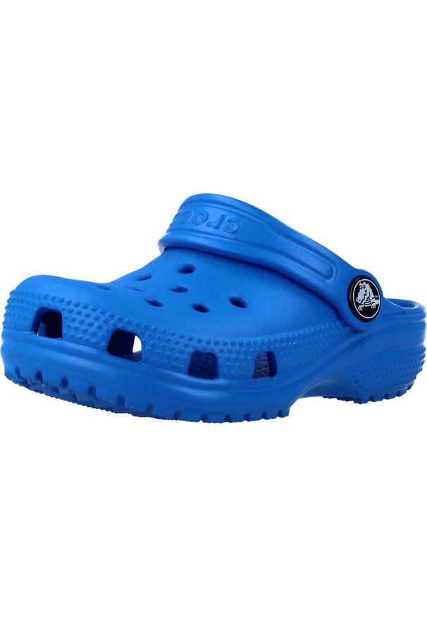 Crocs - Sandały CROCS CLASSIC CLOG T Niebieski. Kolor: niebieski. Materiał: guma. Styl: sportowy