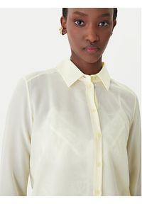 Patrizia Pepe Koszula 8C0703/A156-Y478 Żółty Regular Fit. Kolor: żółty. Materiał: jedwab #5