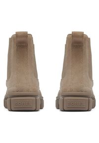 sorel - Sorel Sztyblety Explorer Strt™ Chelsea Boot 2078061264 Beżowy. Kolor: beżowy. Materiał: skóra, zamsz