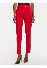 Rinascimento Chinosy CFC0126225003 Czerwony Slim Fit. Kolor: czerwony. Materiał: syntetyk
