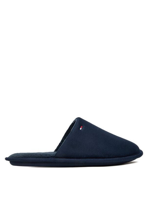 TOMMY HILFIGER - Tommy Hilfiger Kapcie Core Flag House FM0FM05565 Granatowy. Kolor: niebieski. Materiał: materiał