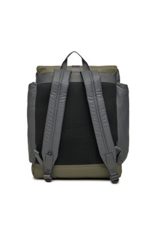 Calvin Klein Jeans Plecak Utilitarian Elongated Flap Bp40 K50K511506 Szary. Kolor: szary. Materiał: materiał
