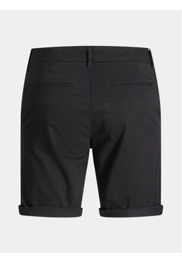 Jack & Jones Szorty materiałowe Bowie 12165604 Czarny Regular Fit. Kolor: czarny. Materiał: materiał, bawełna