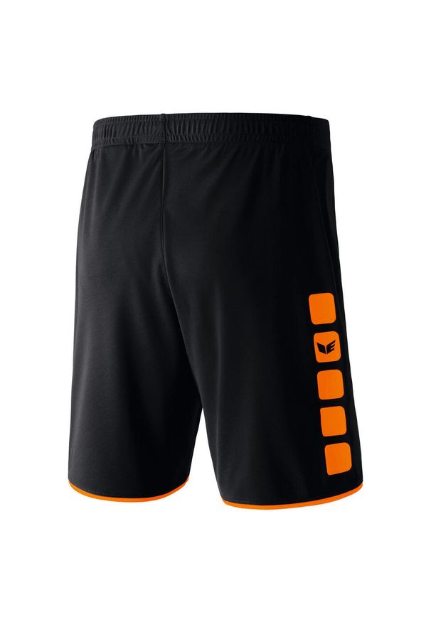 ERIMA - Krótki Erima 5-CUBES. Kolor: czarny, pomarańczowy, wielokolorowy. Materiał: materiał. Długość: krótkie. Sezon: lato. Sport: fitness, piłka nożna