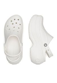 Crocs Klapki BELLA CLOG 210062-100 Biały. Kolor: biały. Materiał: skóra #5