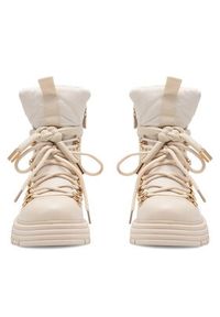 DeeZee Trzewiki LEDA WS6126-09 Beżowy. Kolor: beżowy. Materiał: materiał #6