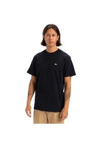 Quiksilver - Koszulka z krótkim rękawem dla Mężczyzn NEPS Czarny. Kolor: brązowy, zielony, wielokolorowy. Materiał: materiał, poliester, bawełna. Długość rękawa: krótki rękaw. Długość: krótkie