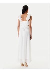 Morgan Sukienka wieczorowa 251-RISSAL Biały Regular Fit. Kolor: biały. Materiał: syntetyk. Styl: wizytowy #2