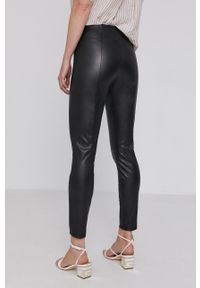 Pennyblack Spodnie damskie kolor czarny dopasowane high waist. Stan: podwyższony. Kolor: czarny #3