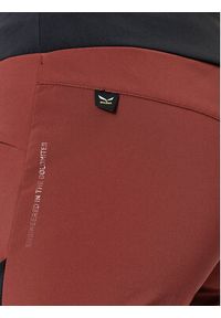 Salewa Spodnie materiałowe Puez Dst 28483 Bordowy Slim Fit. Kolor: czerwony. Materiał: syntetyk #5