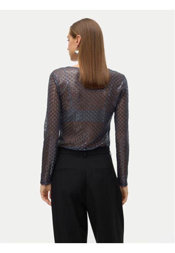 Vero Moda Bluzka Safina 10317016 Szary Regular Fit. Kolor: szary. Materiał: syntetyk