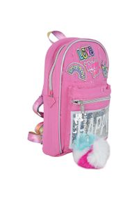 skechers - Plecak, Skechers Twinkle Toes Backpack SKTT6882-HTPK, pojemność: 5 L. Kolor: różowy