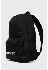 Reebok Plecak GQ0973 kolor czarny duży z nadrukiem. Kolor: czarny. Materiał: poliester. Wzór: nadruk #3